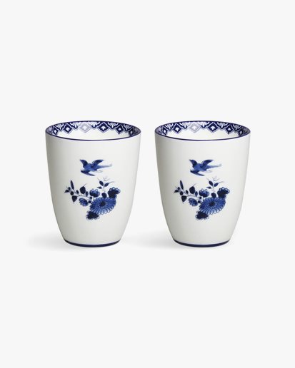 &Klevering Mug Delftware Set Of 2 Blue