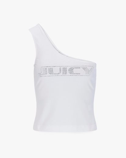 Juicy Couture Digi Asymmetric Top White