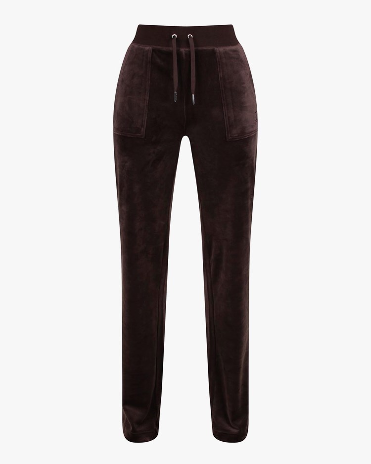 Juicy Couture Del Ray Classic Velour Pants Java