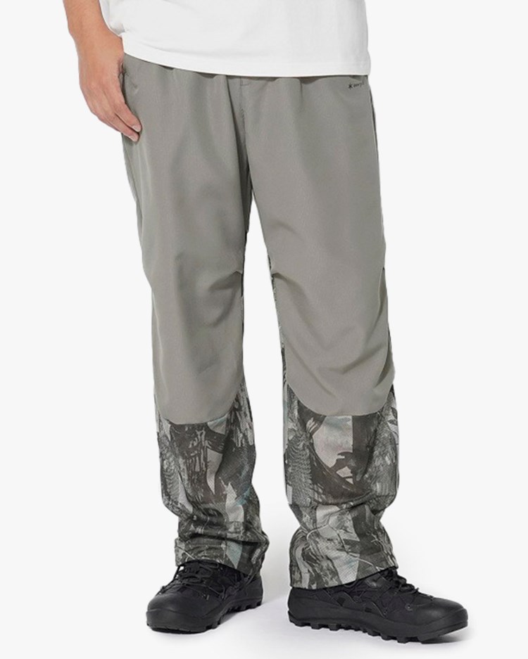 Printed Insect Shield Mesh Pants Grey