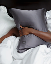 Our New Routine Silk Pillow Case Dark Grey