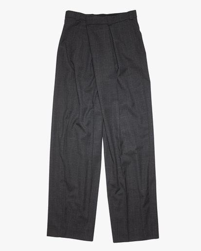 Acne Studios Assymmetrical Trousers Grey/Black