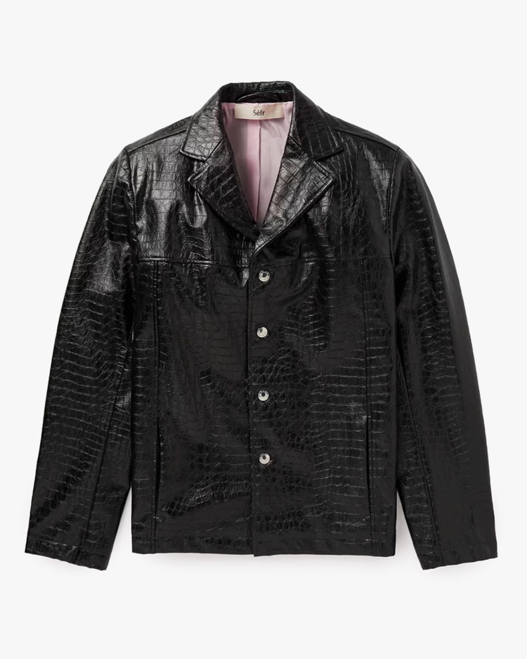 Séfr Francis Jacket Croco Black