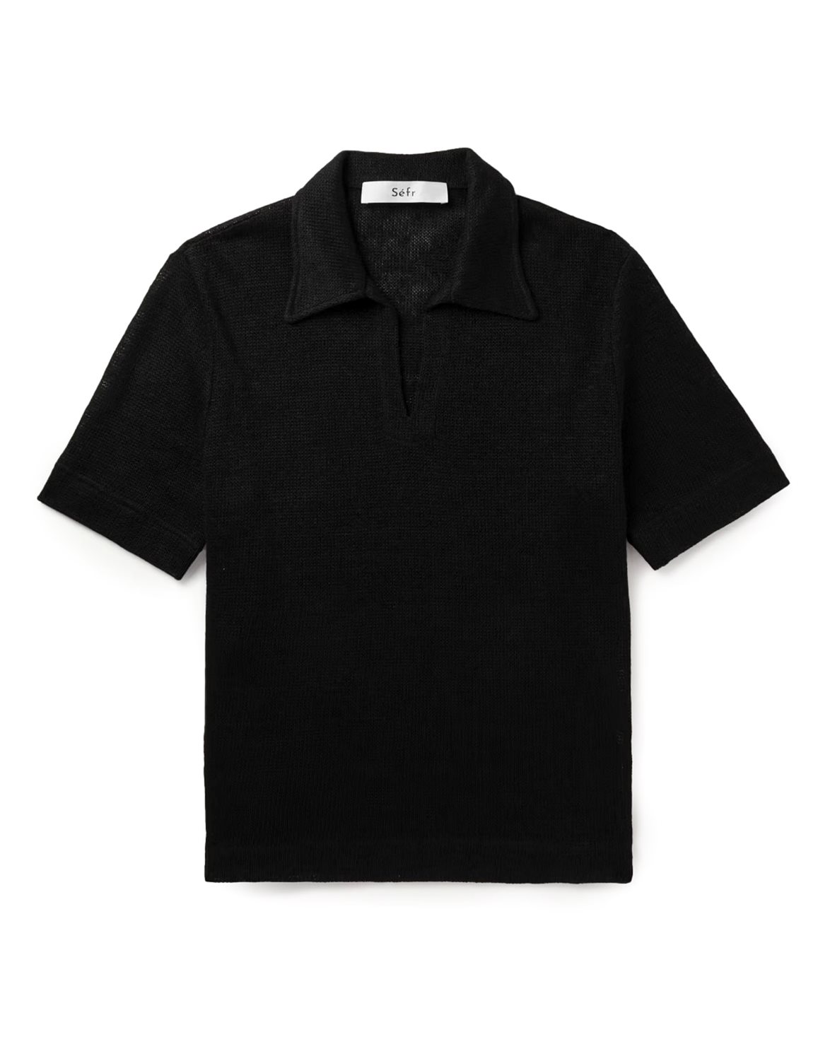 希少 sefr Shirt in Mate mate Black shirt Linen 23ss - jomaze.pt