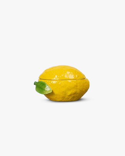 Lemon Bowl With Lid Yellow