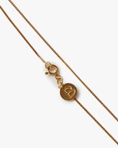 Blue Billie Plain Chain Necklace Gold