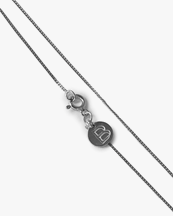 Blue Billie Plain Chain Necklace Silver