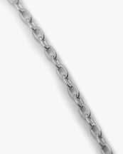 Blue Billie Thin Chain Necklace Silver