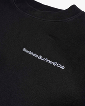 Stockholm Surfboard Club Tree Embroidered Sweatshirt Black