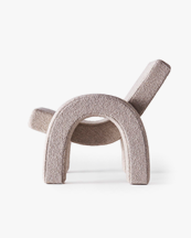 Dusty Deco Arco Lounge Chair Natural