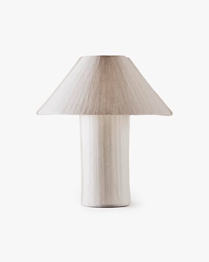 Dusty Deco Paper Table Lamp White