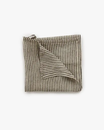 Stripe Linen Kitchen Towel
