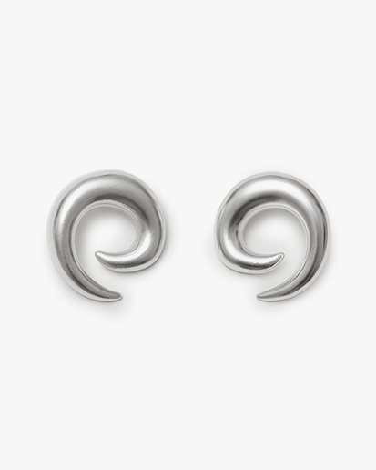 Blue Billie Saturn Earrings Silver