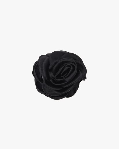 Pico Small Satin Rose Claw Black