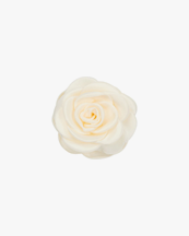 Pico Small Satin Rose Claw Ivory