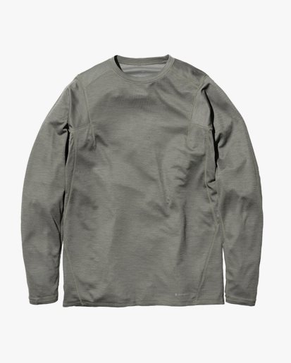 Snow Peak Recycled Long Sleeve T-Shirt Olive