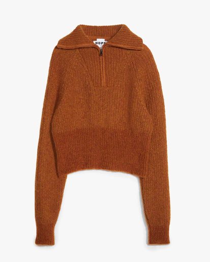 HOPE Arch Sweater Pumpkin Melange