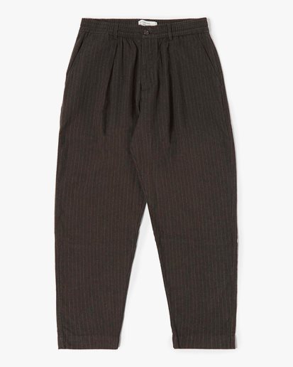 Universal Works Pleated Track Pant Brown