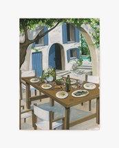 Wall of Art Lunch Gathering Limited Edition By Lisa Larsson