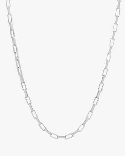 Tom Wood Billie Chain Necklace Silver