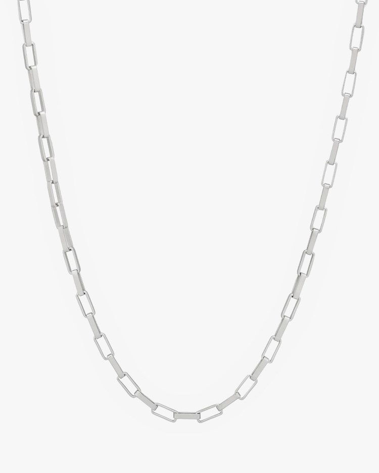 Tom Wood Billie Chain Necklace Silver
