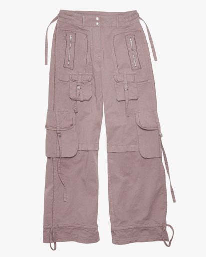 Acne Studios Palanta Cargo Trousers Mauve Pink