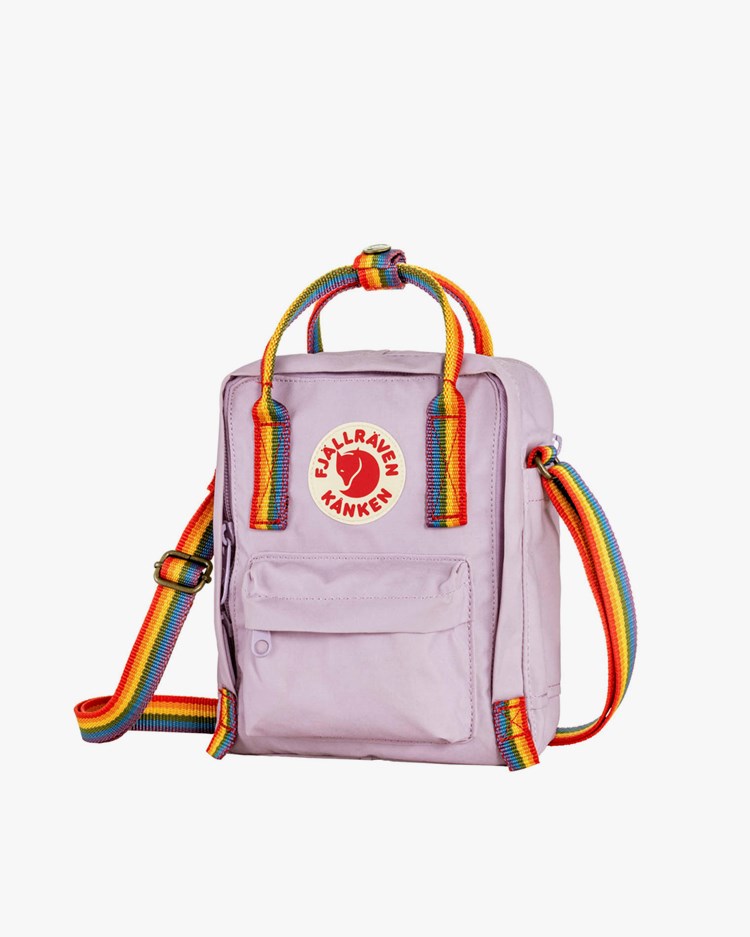 Fjallraven Kanken Sling Bag Pastel Lavender Rainbow Vallgatan 12