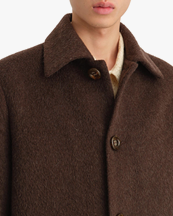 Séfr Esco Coat Brown Mohair