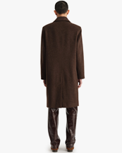 Séfr Esco Coat Brown Mohair