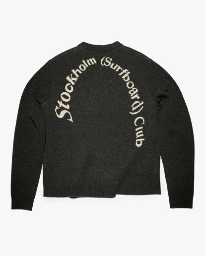 Stockholm Surfboard Club Knitted Sweater Black