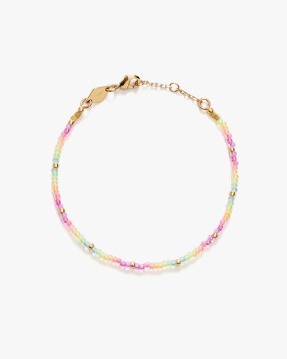 Anni Lu Neon Rainbow Bracelet Gold