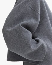House Of Dagmar Short Doublé Jacket Charcoal