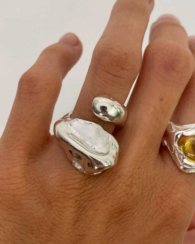 【スペイン発】Simuero Helio Ring ゴールド シルバー 手作り HELIO - Handmade gold plated ring | Simuero
