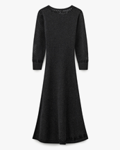 The Garment Canada Maxi Dress Dark Grey Melange