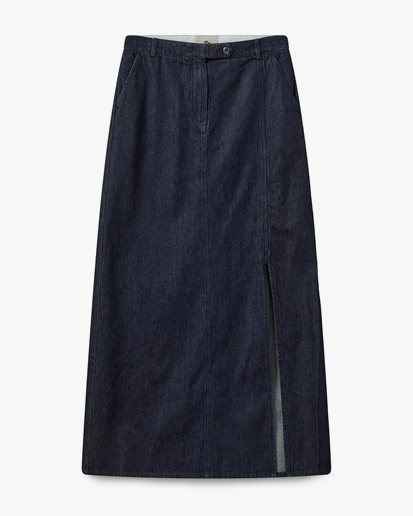 The Garment Eclipse Strap Skirt Dark Denim