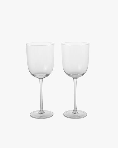 Ferm Living Host White Wine Glasses Set Of 2 Clear
