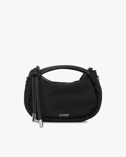 Ganni Knot Bag Mini Black