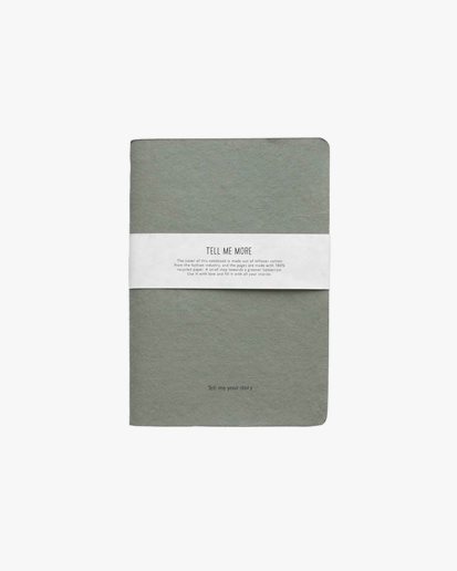 Tell Me More Notebook Dusty Green