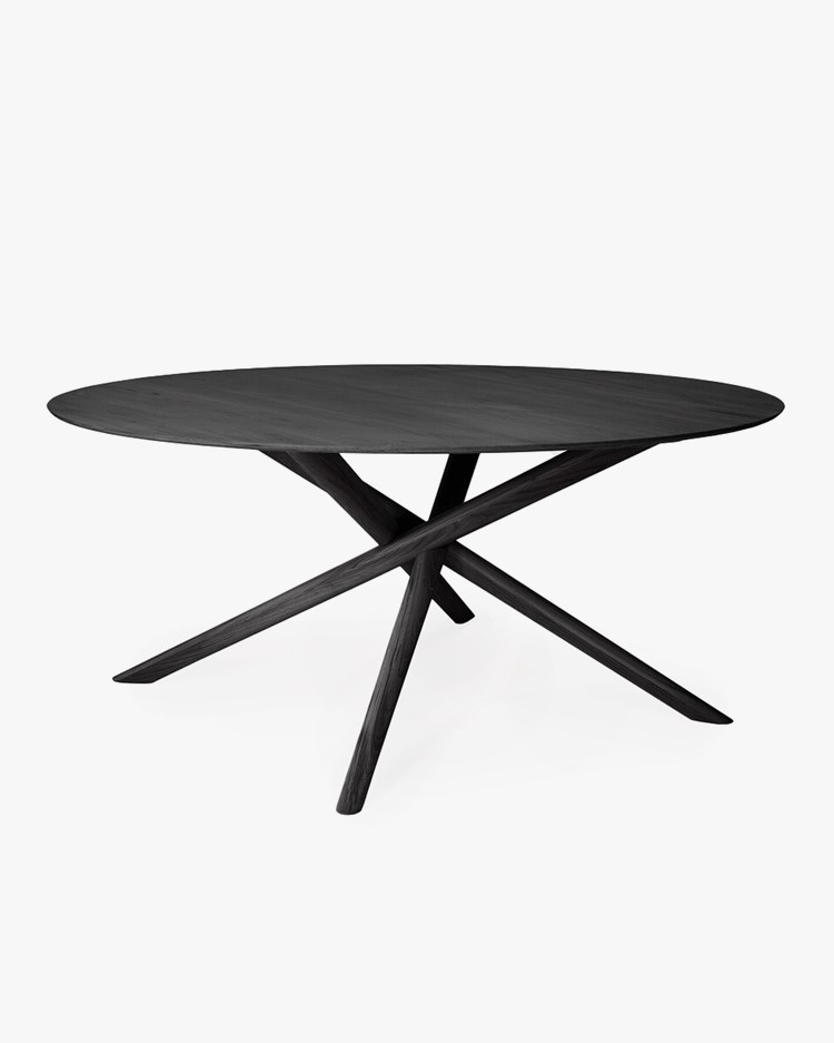 Ethnicraft Mikado Dining Table Oak Black Vallgatan 12
