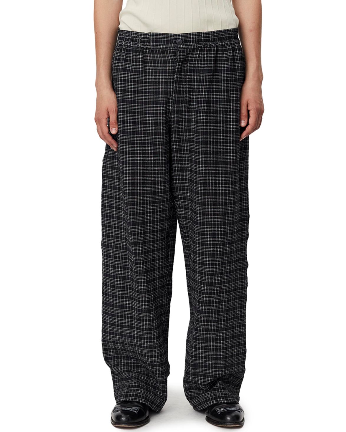 Easy Trousers Black Check