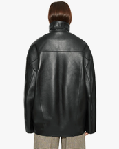 Teurn Studios Doublé Leather Jacket Black