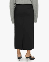 Teurn Studios Tailored Long Skirt Black