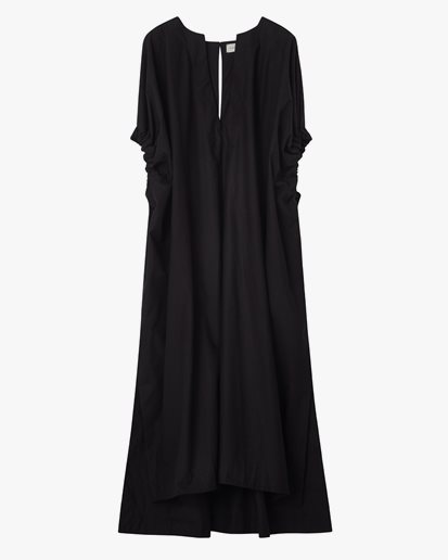 House of Dagmar Rouched Dress Black