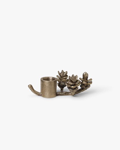 Ferm Living Forest Candle Holder Brass