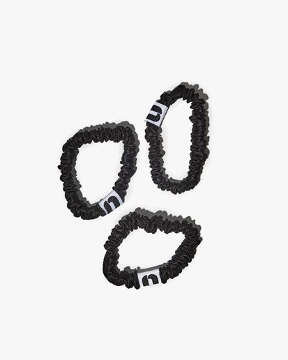 Our New Routine Slim Hair Tie 3-Pack Black
