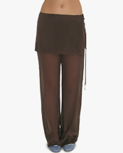 Paloma Wool Silk Archive Trousers Brown