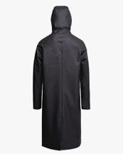 Stutterheim Stockholm Long Raincoat Black