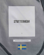 Stutterheim Stockholm Lightweight Raincoat Charcoal