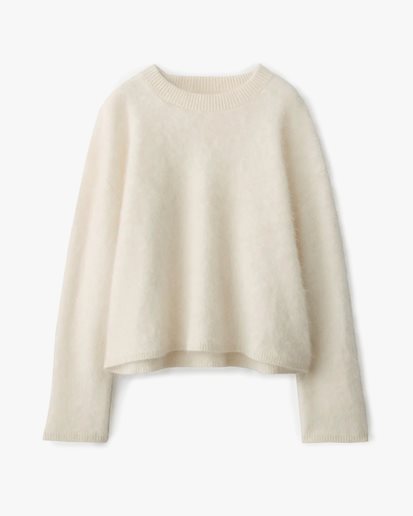 Lisa Yang Natalia Sweater Brushed Cream