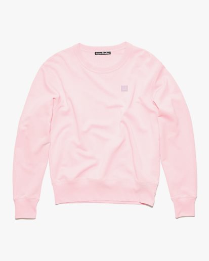 Acne Studios Face Crew Neck Sweater Light Pink